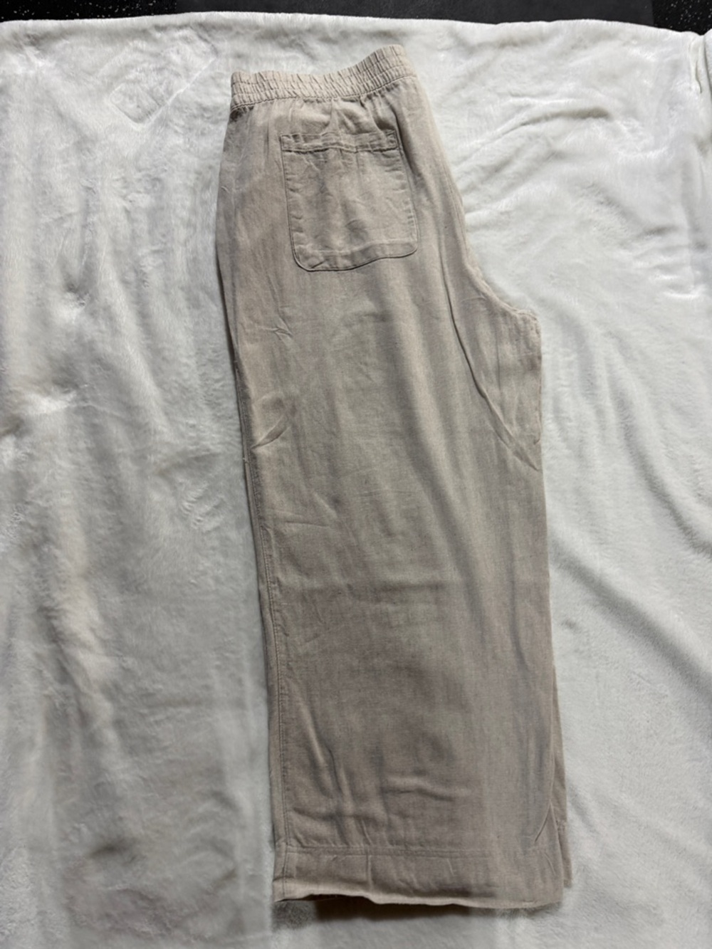 Linen wide leg Capris SZ XL